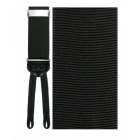 Black Silk Diagonal Stripe (Napoli) Suspenders